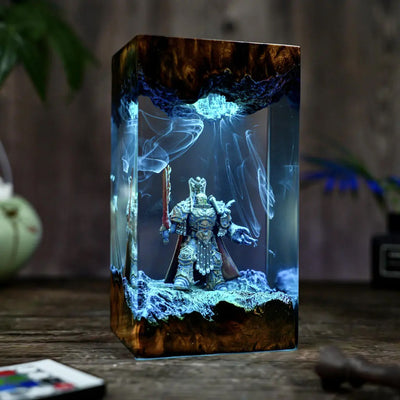 Warhammer Emperor of Mankind Epoxy Resin Lamp, Night Light