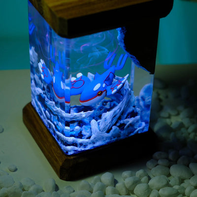 Pokemon Kyogre Epoxy Resin Lamp, Night Light