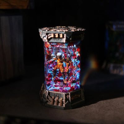 Predator Alien Space Monster Healing Chamber Incubator Epoxy Resin Lamp, Night Light, Wireless Lights