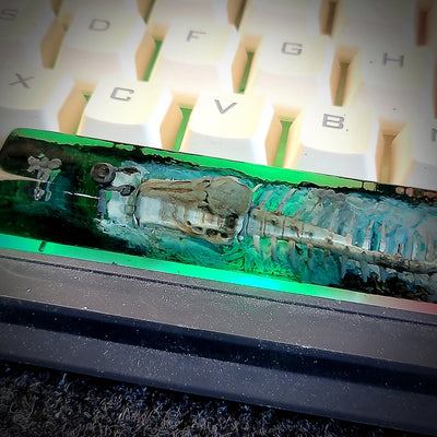 Leviathan Spacebar Artisan Keycaps Epoxy Resin