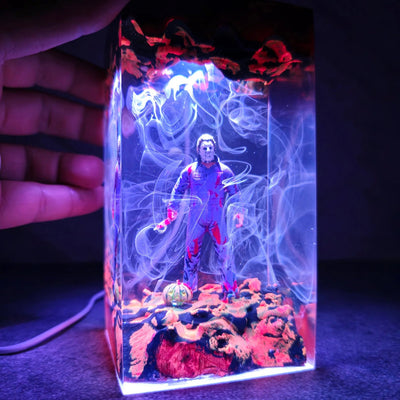 Michael Myers Halloween Epoxy Resin Lamp, Night Light