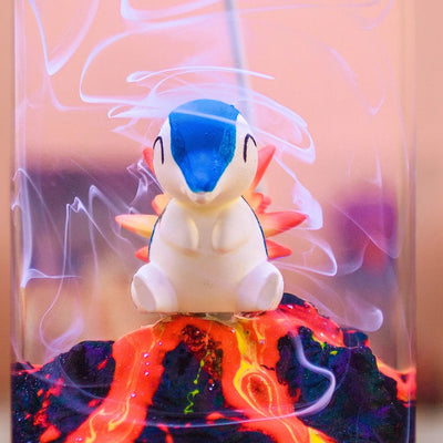 Pokemon Cyndaquil Epoxy Resin Lamp, Night Light