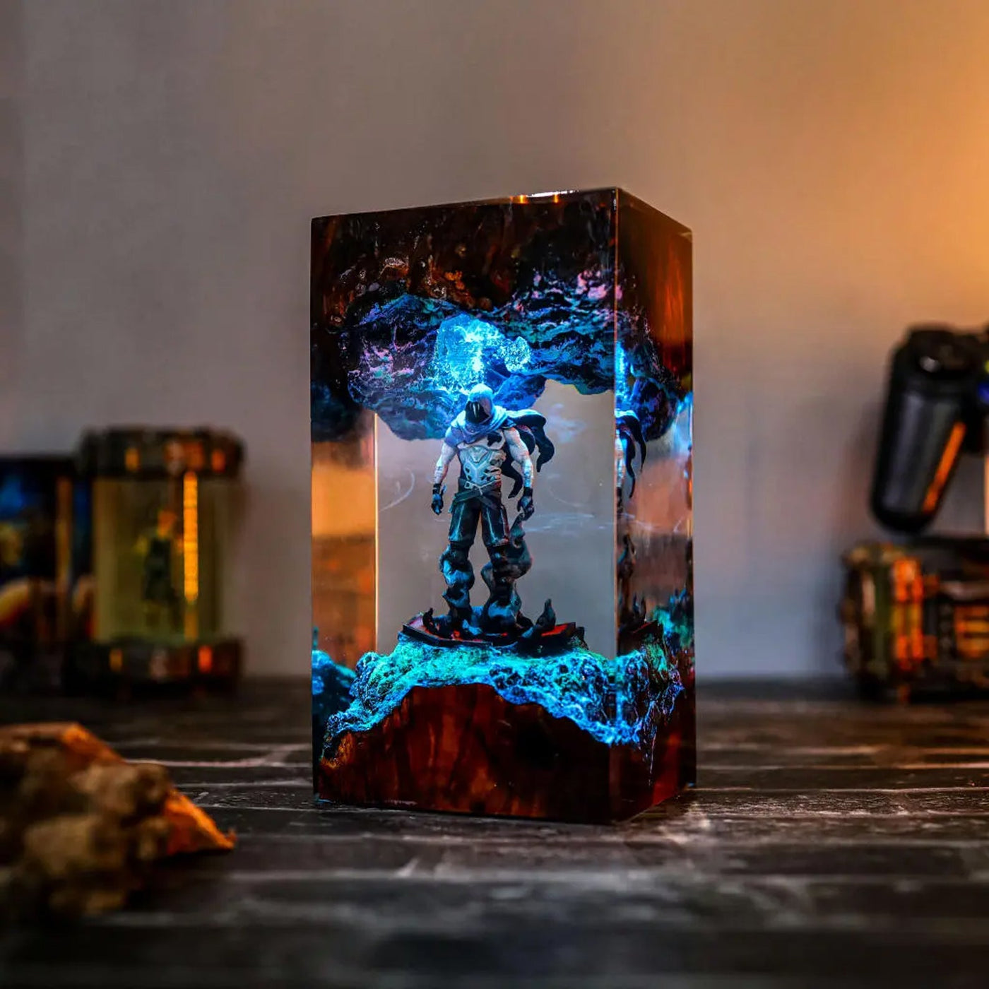 Valorant Omen Epoxy Resin Lamp, Night Light