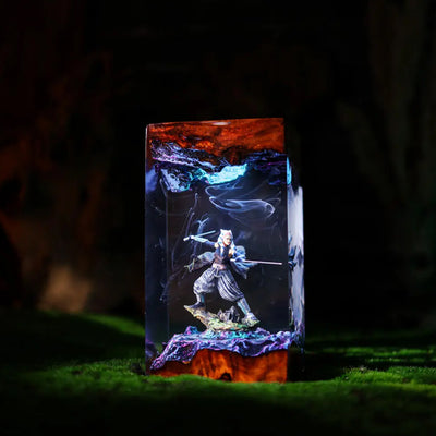 Star Wars Ahsoka Tano Epoxy Resin Lamp, Night Light