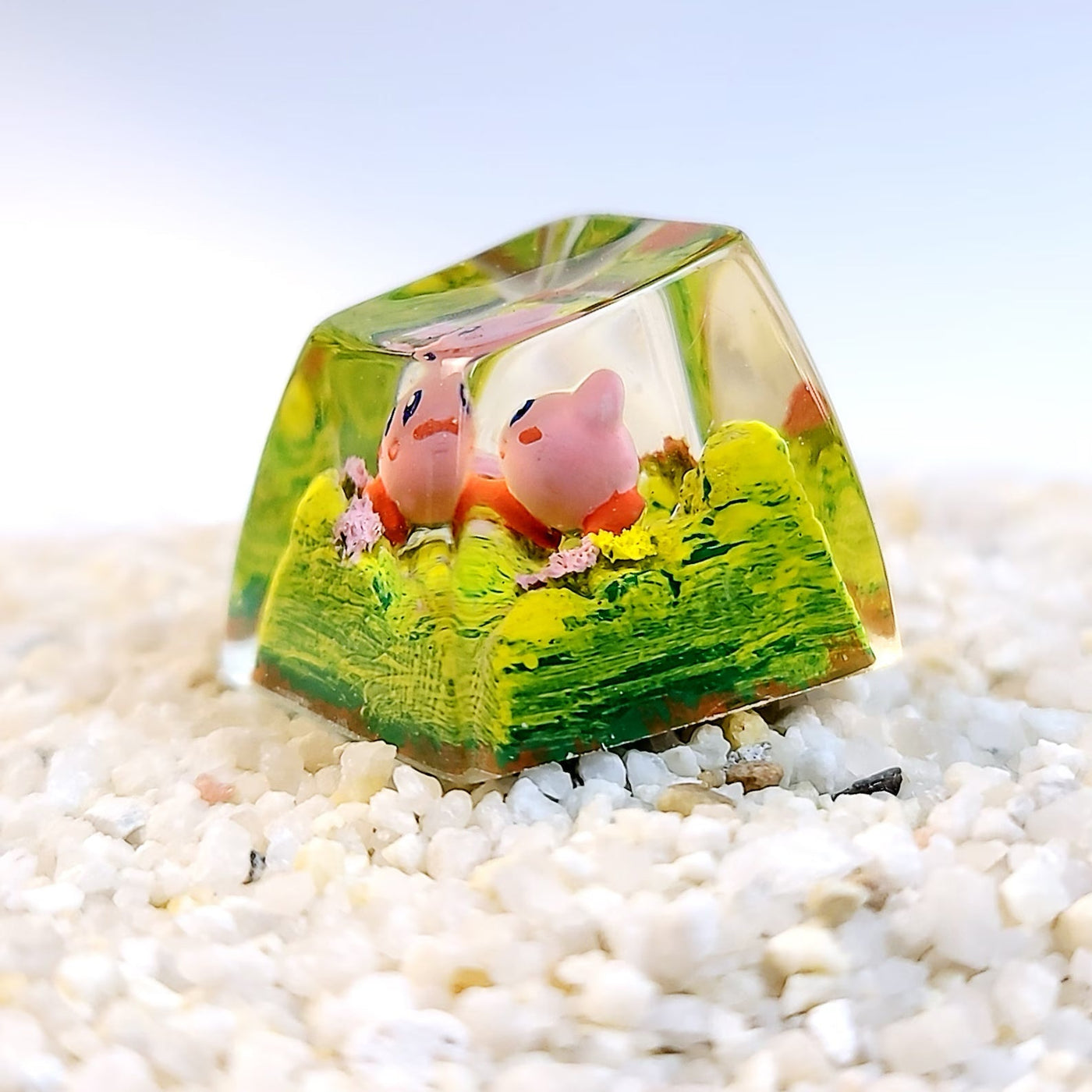 Kirby Artisan Keycaps Epoxy Resin