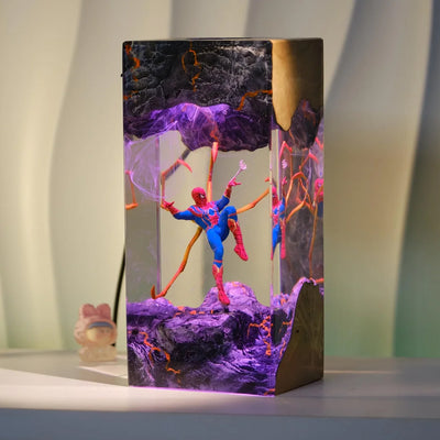 Marvel MCU Spider-Man Epoxy Resin Lamp, Night Light