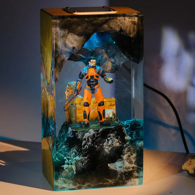 Half-Life Gordon Freeman Epoxy Resin Lamp, Night Light