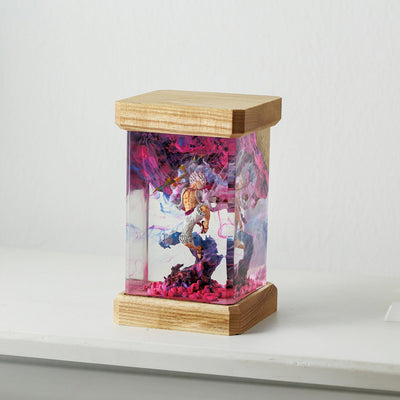 One Piece Luffy Gear 5 Epoxy Resin Lamp, Night Light