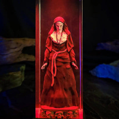 The Conjuring Valak The Nun Diorama Epoxy Resin Lamp, Night Light, Wireless Lights