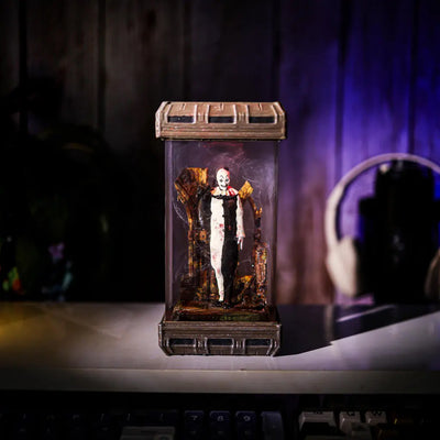 Horror Art the Clown Terrifier Epoxy Resin Lamp, Night Light, Wireless Lights