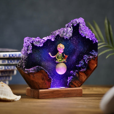 Le Petit Prince The Fox Epoxy Resin Lamp, Night Light