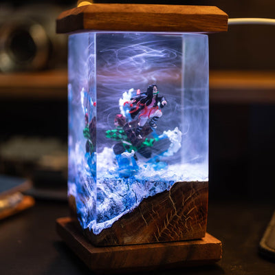 Demon Slayer Kamado Nezuko Tanjirou Epoxy Resin Lamp, Night Light