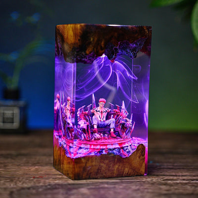 Curse Spirit Ryomen Sukuna Jujutsu Kaisen Epoxy Resin Lamp, Night Light