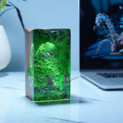 Zelda Link And The Guardians Epoxy Resin Lamp, Night Light