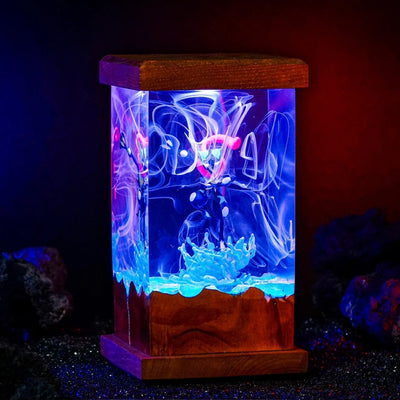 Pokemon Greninja Epoxy Resin Lamp, Night Light