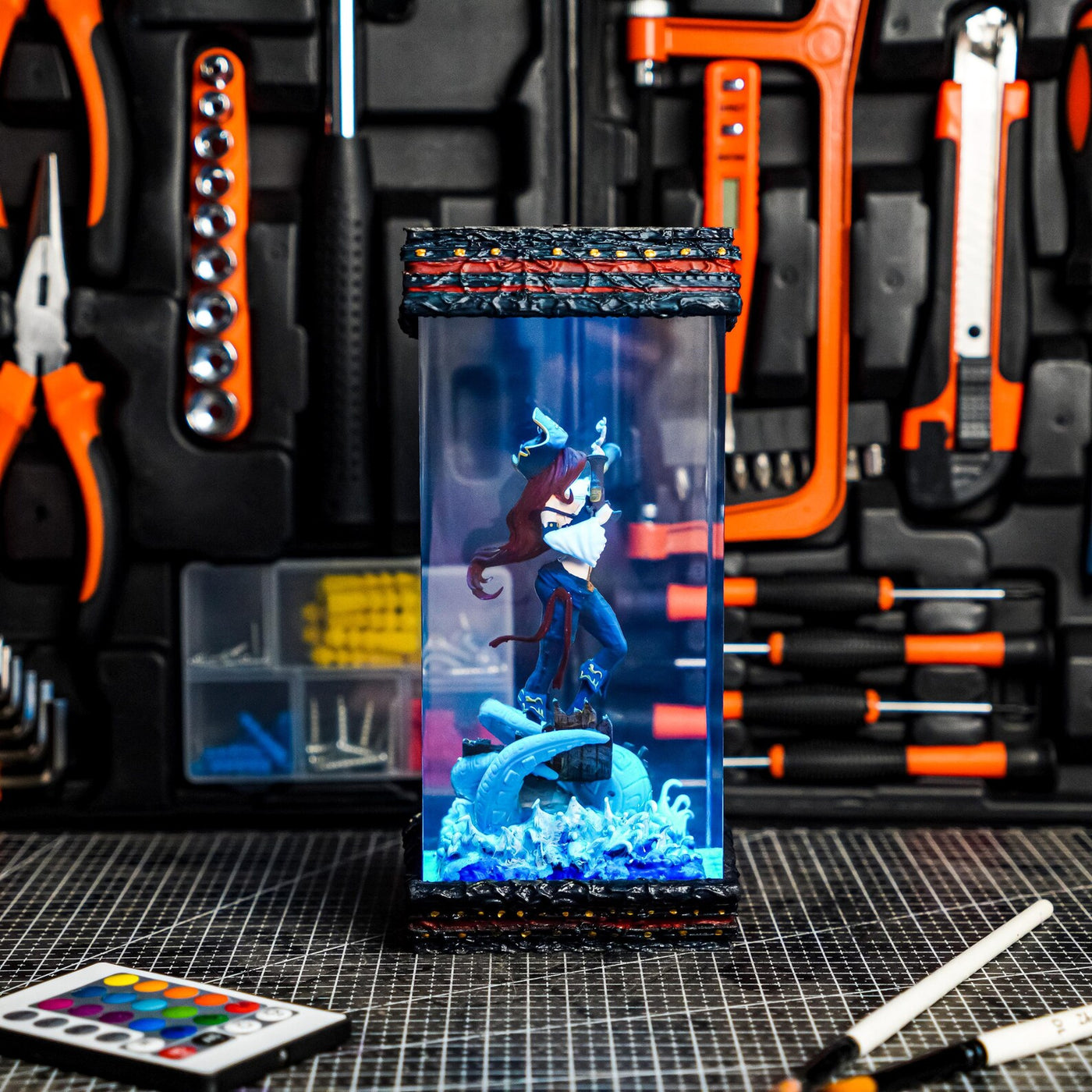 League Of Legends Miss Fortune Epoxy Resin Lamp, Night Light, Wireless Lights