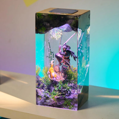 Jin Sakai Ghost of Tsushima Epoxy Resin Lamp, Night Light