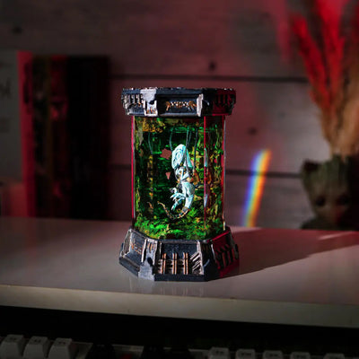 Raptor Dinosaur Healing Chamber Incubator Epoxy Resin Lamp, Night Light, Wireless Lights