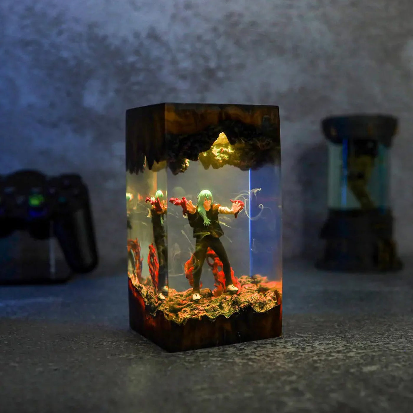 Mahito Jujutsu Kaisen Epoxy Resin Lamp, Night Light