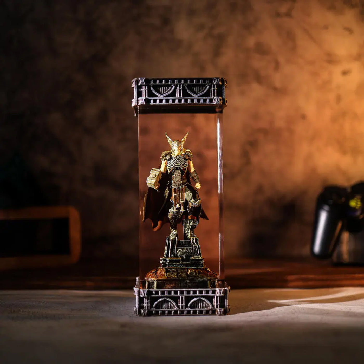 Thor Vikings Epoxy Resin Lamp, Night Light, Wireless Lights