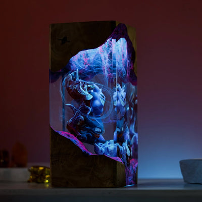 Pokemon Gengar Epoxy Resin Lamp, Night Light