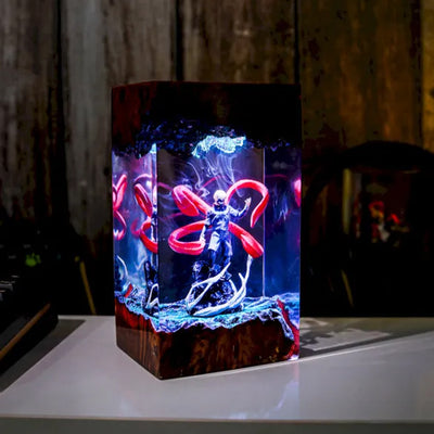 Ken Kaneki Tokyo Ghoul Epoxy Resin Lamp, Night Light