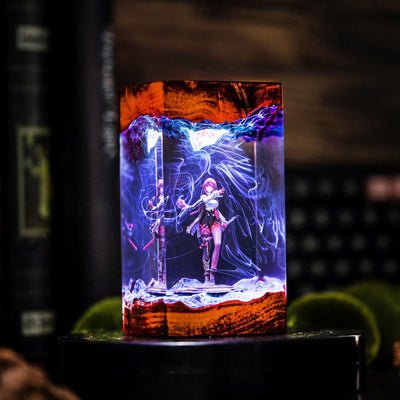 Honkai Star Rail Kafka Epoxy Resin Lamp, Night Light