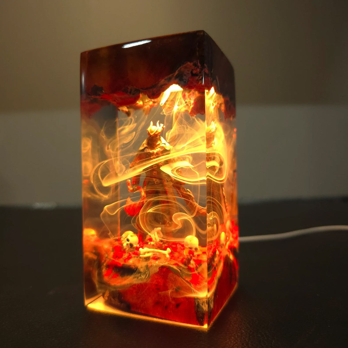 Bloodborne The Hunter Epoxy Resin Lamp, Night Light