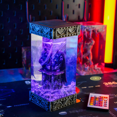 DC Batman Epoxy Resin Lamp, Night Light, Wireless Lights