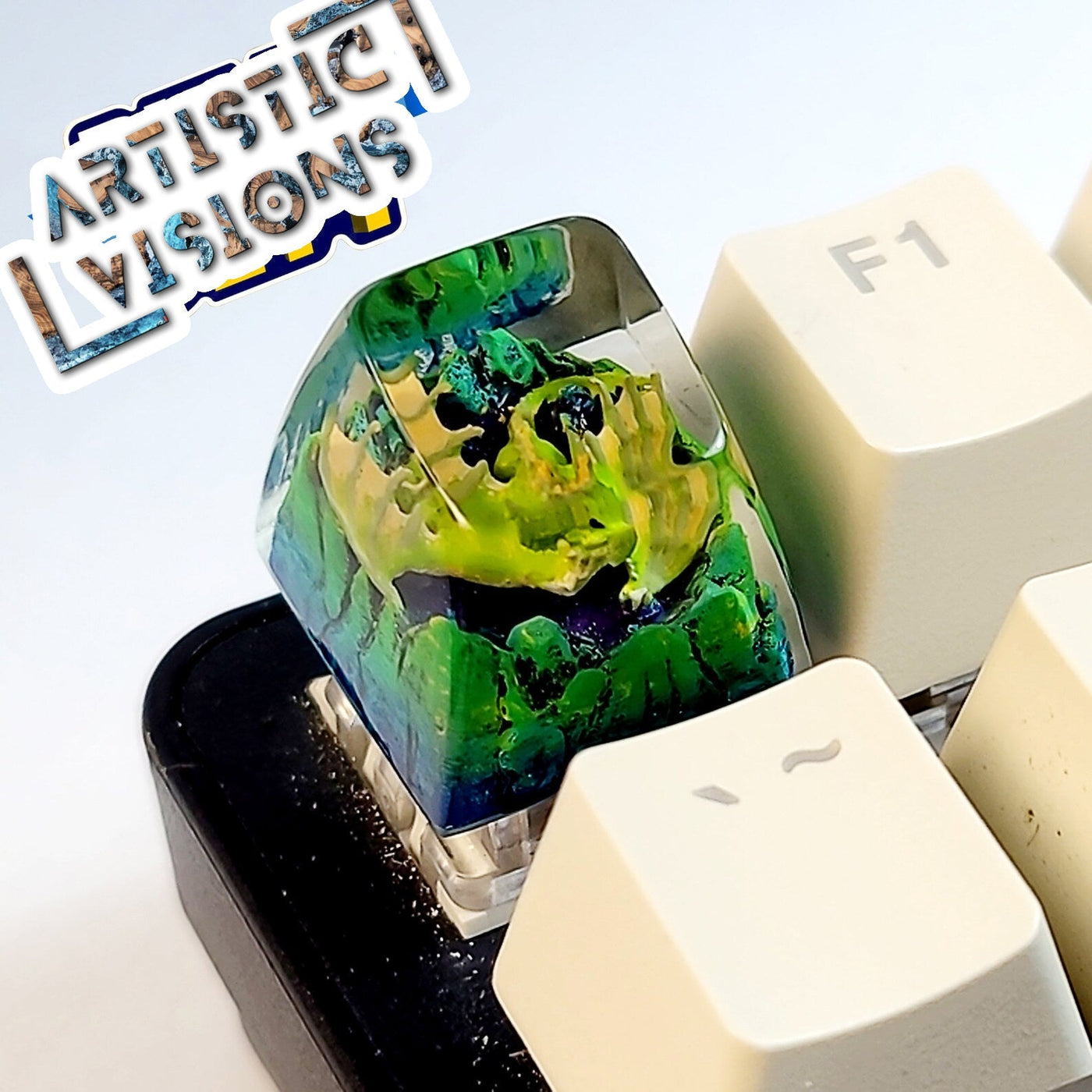 Game Of Throne GOT Bone Dragon Artisan Keycaps Epoxy Resin