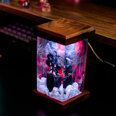 Sasuke Uchiha Naruto Epoxy Resin Lamp, Night Light