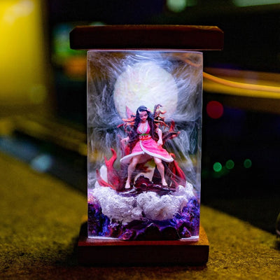 Demon Slayer Kamado Nezuko Epoxy Resin Lamp, Night Light