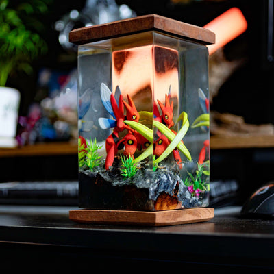 Pokemon Scizor Halloween Epoxy Resin Lamp, Night Light