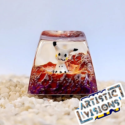 Pokemon Mimikyu Artisan Keycaps Epoxy Resin