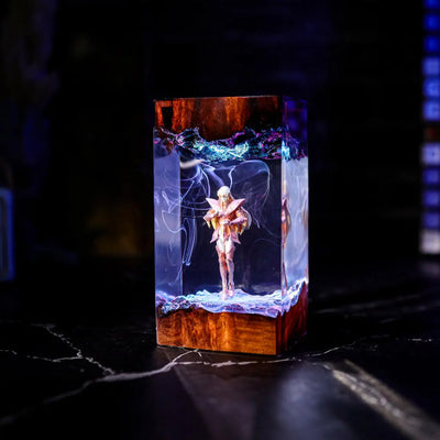Saint Seiya Virgo Shaka Epoxy Resin Lamp, Night Light