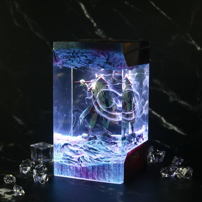 Pirates of the Caribbean Davy Jones Epoxy Resin Lamp, Night Light