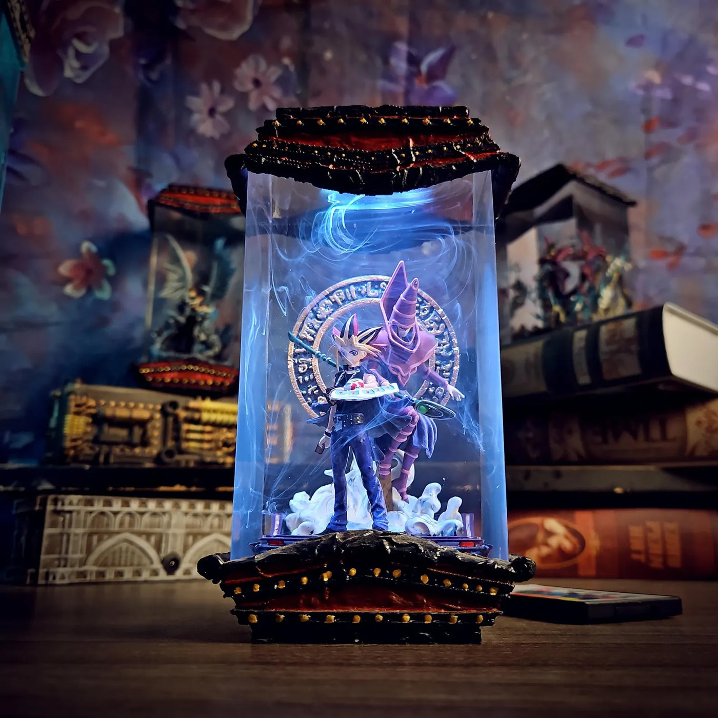 Yu Gi Oh Yugi Mutou Dark Magician Epoxy Resin Lamp, Night Light, Wireless Lights