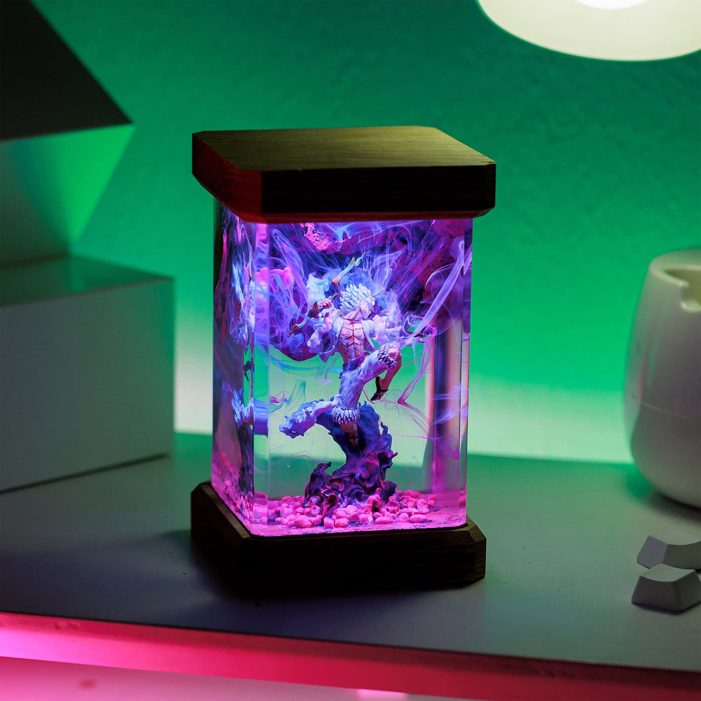 One Piece Luffy Gear 5 Epoxy Resin Lamp, Night Light