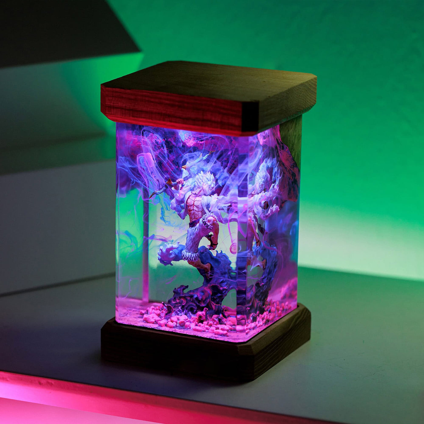 One Piece Luffy Gear 5 Epoxy Resin Lamp, Night Light