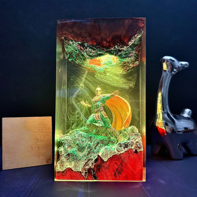 DC Superhero Doctor Fate Knight Epoxy Resin Lamp, Night Light