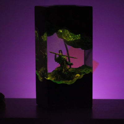 Knight Artorias Abysswalker Dark Souls Epoxy Resin Lamp, Night Light