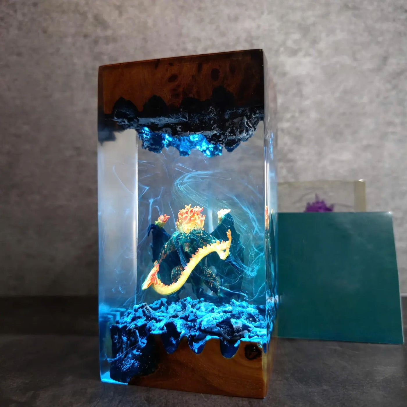 LOTR Lord Of Rings Balrog Epoxy Resin Lamp, Night Light