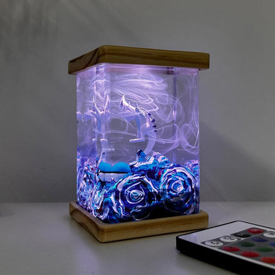 Pokemon Lugia Epoxy Resin Lamp, Night Light