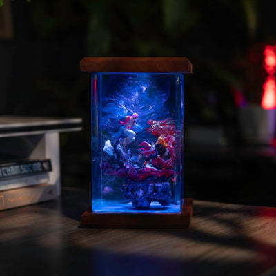 Demon Slayer Akaza Rengoku Kyojuro Epoxy Resin Lamp, Night Light