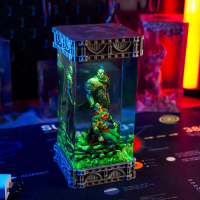 Marvel MCU Zod & Superman Epoxy Resin Lamp, Night Light, Wireless Lights