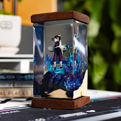 Demon Slayer Kochou Shinobu Epoxy Resin Lamp, Night Light