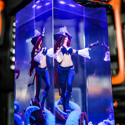 League Of Legends Miss Fortune Epoxy Resin Lamp, Night Light, Wireless Lights