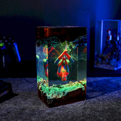 Marvel MCU Spider-Man Epoxy Resin Lamp, Night Light