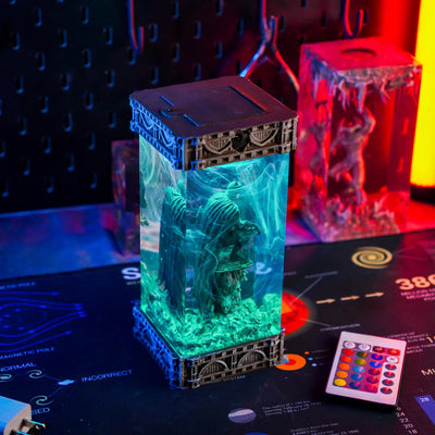 DC Batman Epoxy Resin Lamp, Night Light, Wireless Lights