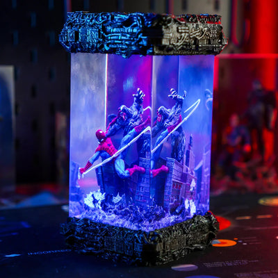 Marvel MCU Spider-Man vs Venom Epoxy Resin Lamp, Night Light, Wireless Lights